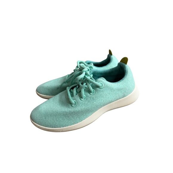 ALLBIRDS Pistachio Mint Green Lace Up Sneakers Size Women's 7 - Picture 4 of 10
